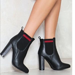 Black bootie shoes new